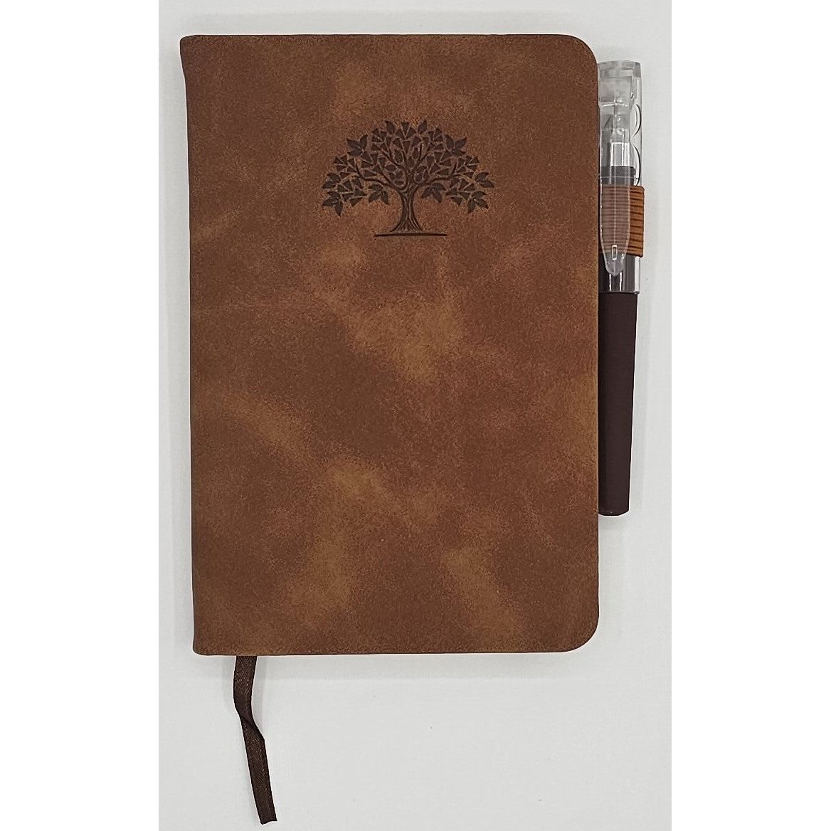 JASLEKO Leather Pocket Notebook Journal with Pen