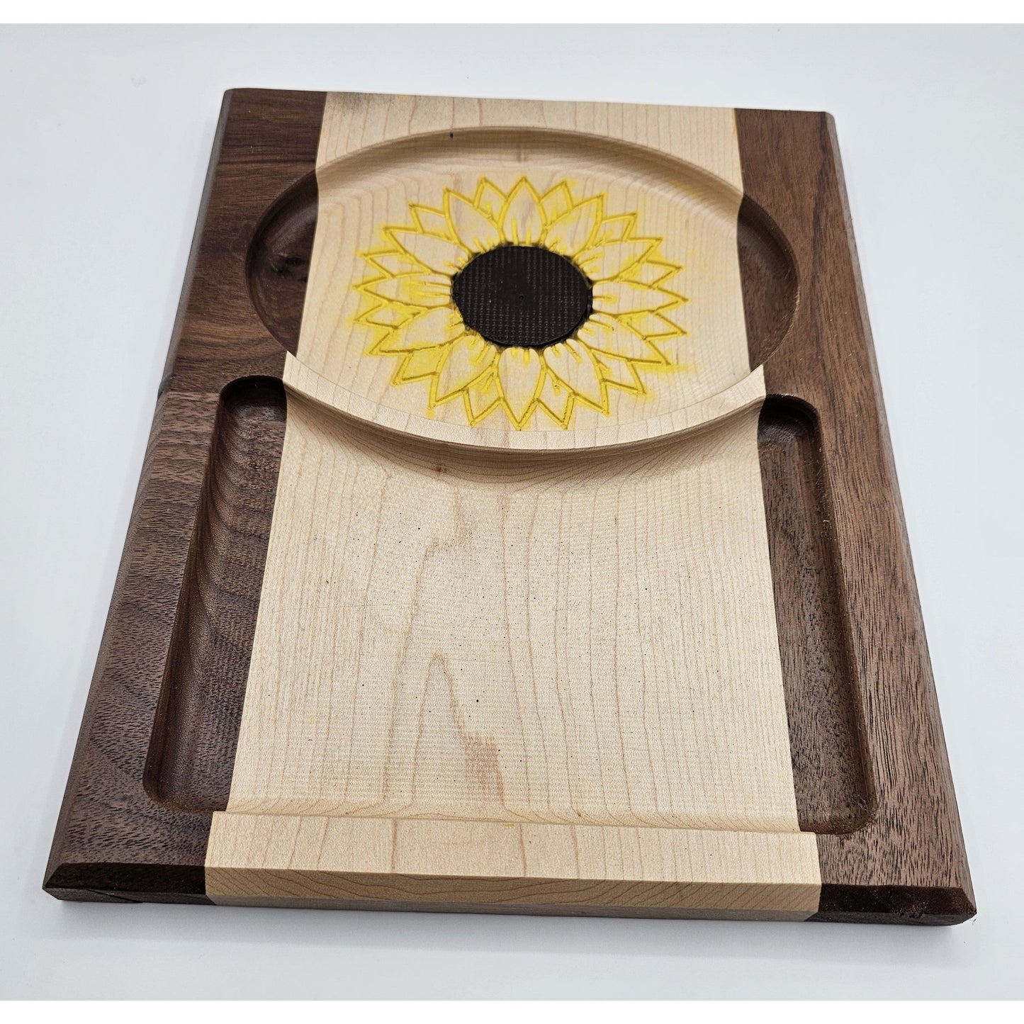 Sunflower Walnut & Maple Catch-All Tray