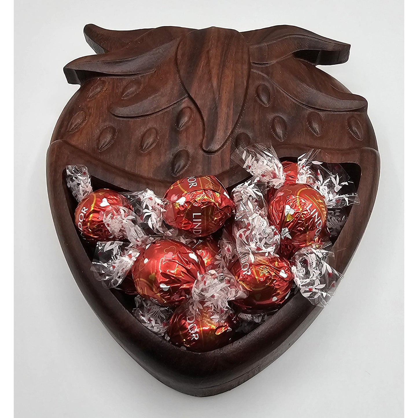 3D Wooden Strawberry Dish