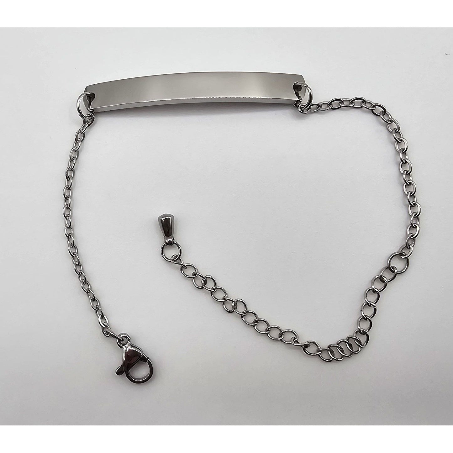 Stainless Steel Tag Bracelet - Personalized