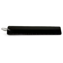 Stainless Steel Rectangular Necklace - Silver, Black, Rose Gold & Gold - Personalized