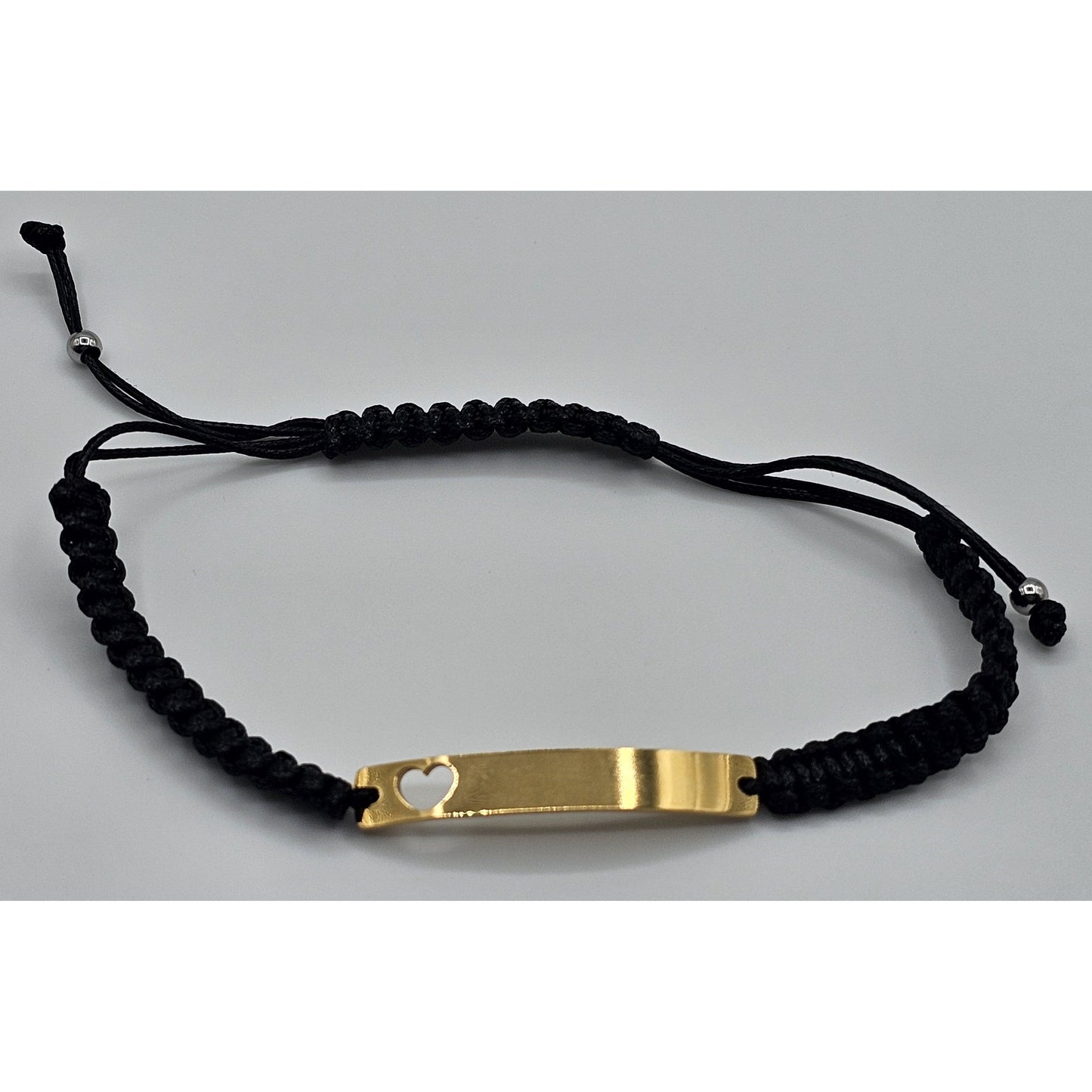 Personalized Braided Stainless Steel Bracelet