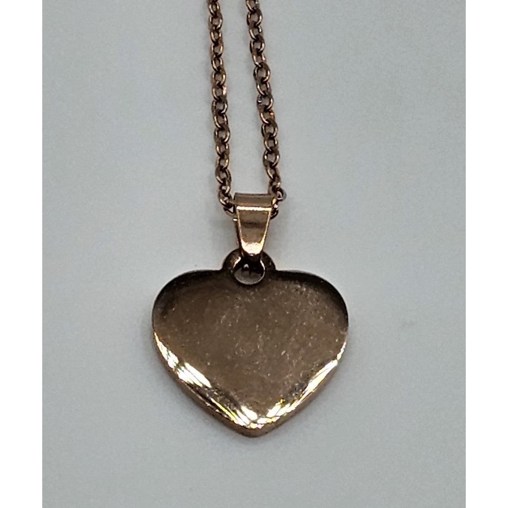 Personalized Stainless-Steel Heart-Shaped Pendant