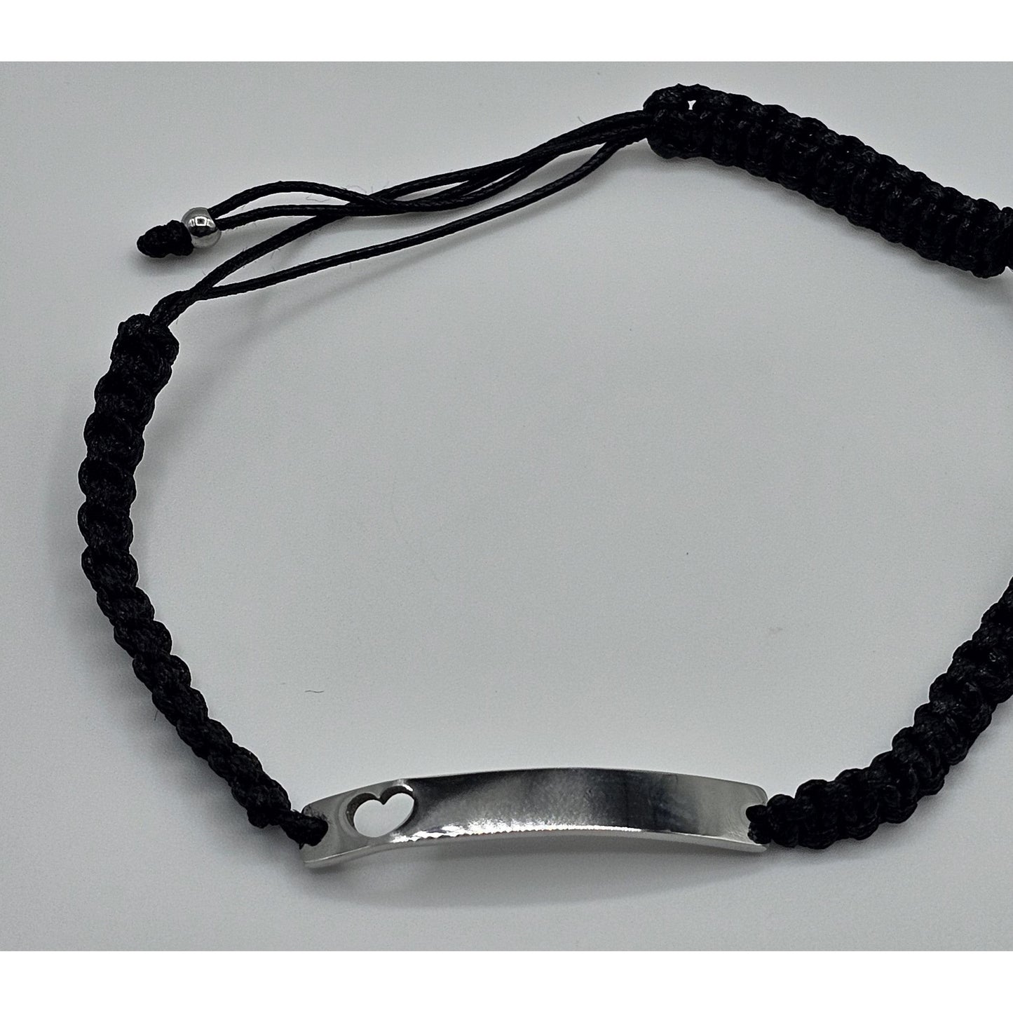 Personalized Braided Stainless Steel Bracelet