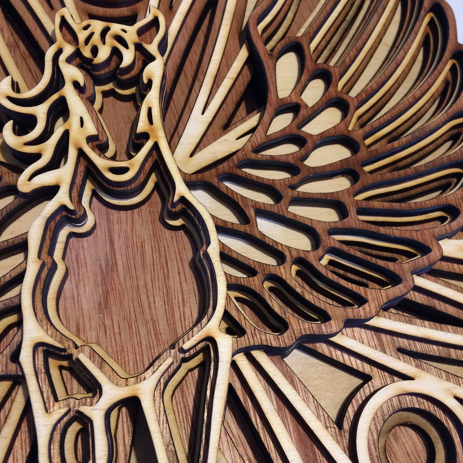 Multi-Layer Laser Art