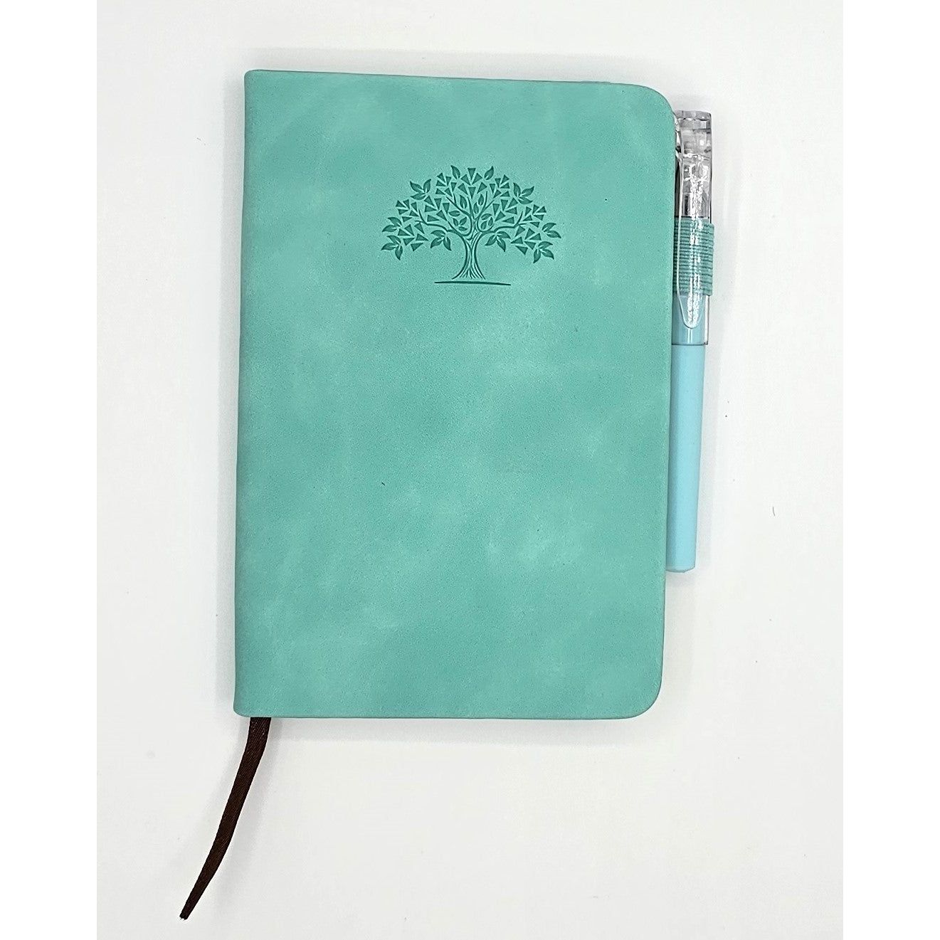 JASLEKO Leather Pocket Notebook Journal with Pen
