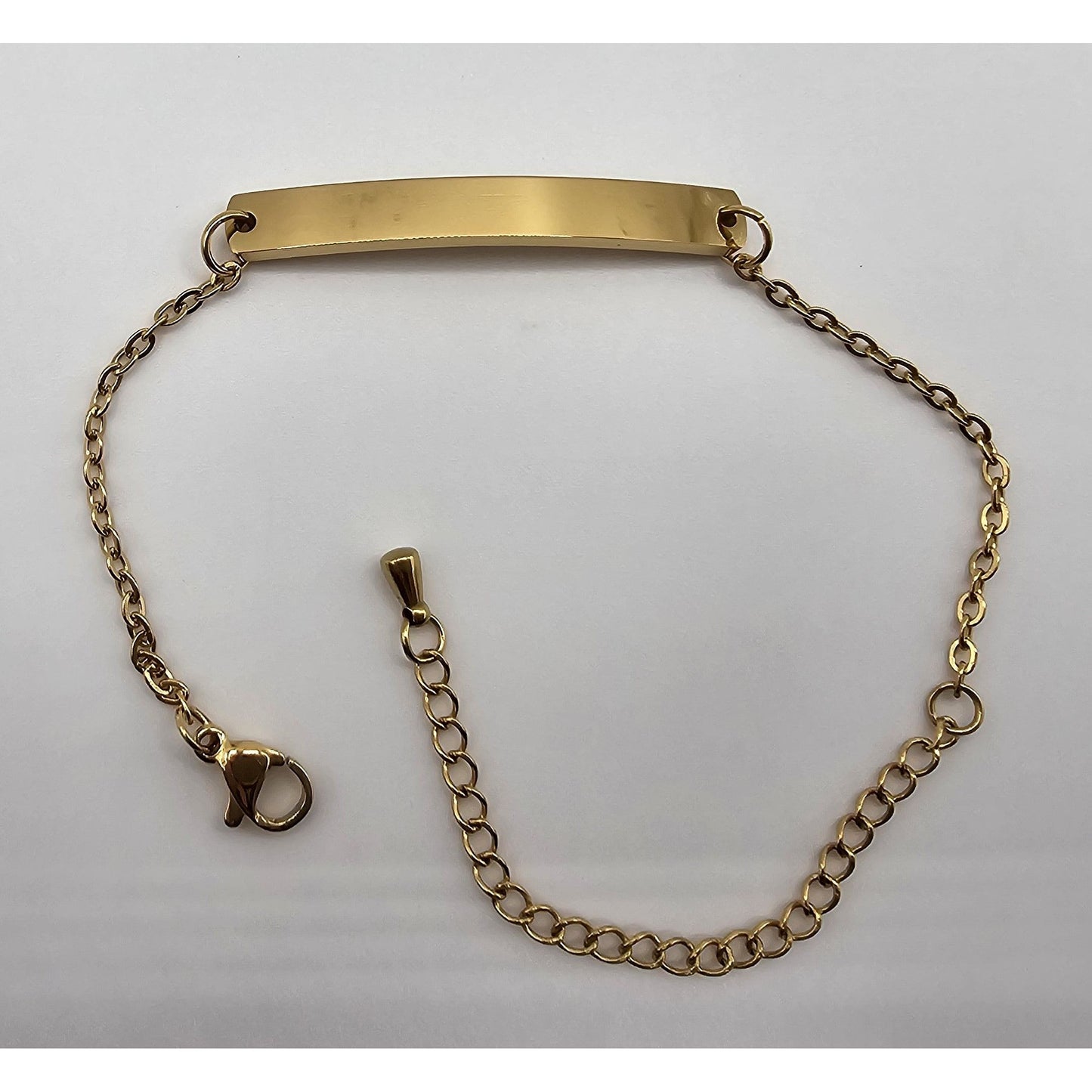 Stainless Steel Tag Bracelet - Personalized