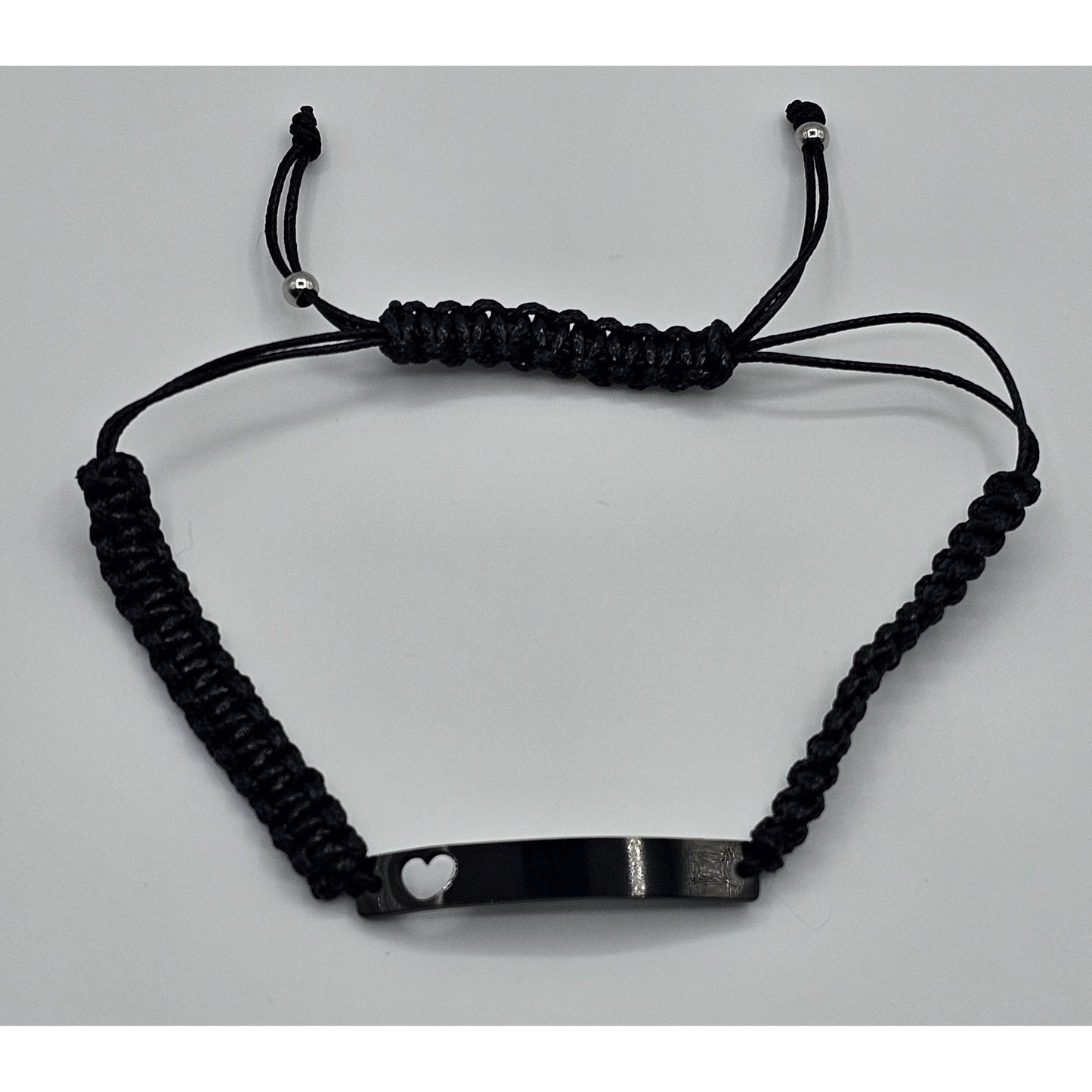 Personalized Braided Stainless Steel Bracelet