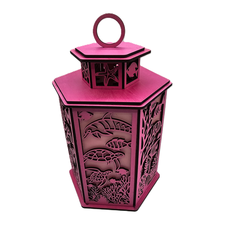 3D Tropical Tealight Lanterns