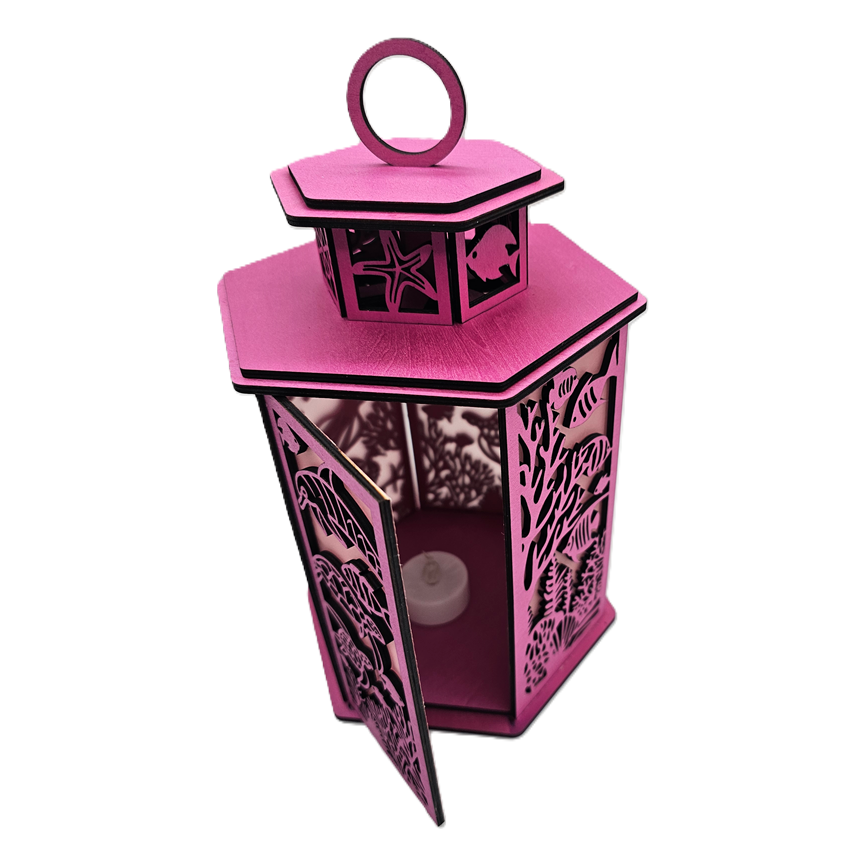3D Tropical Tealight Lanterns