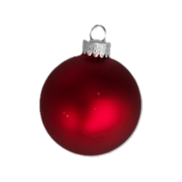 Personalized 3-Inch Glass Christmas Ornament