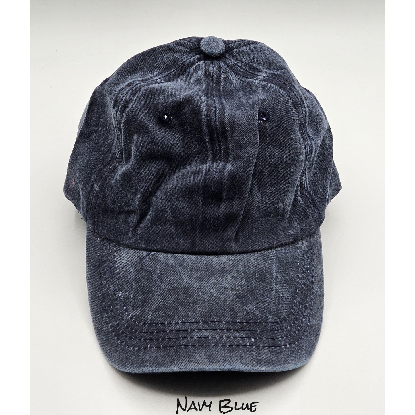 Vintage Washed Distressed Baseball Caps with Personalized Hat Patch