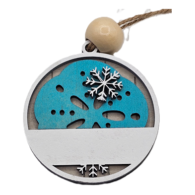 2-Inch Personalized Tropical Christmas Ornaments