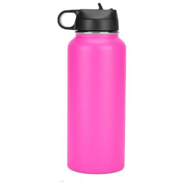 32 oz Powder Coated Hydro Water Bottle (2 lids)
