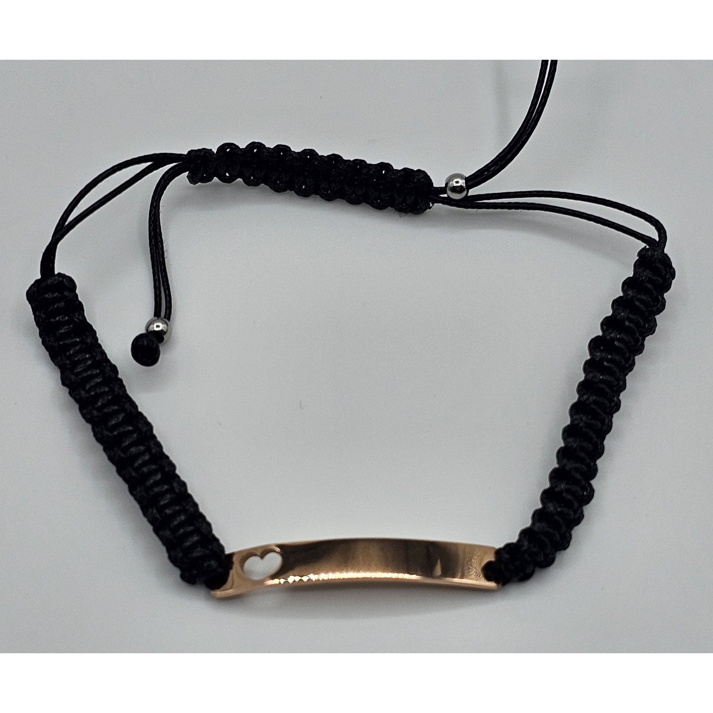 Personalized Braided Stainless Steel Bracelet