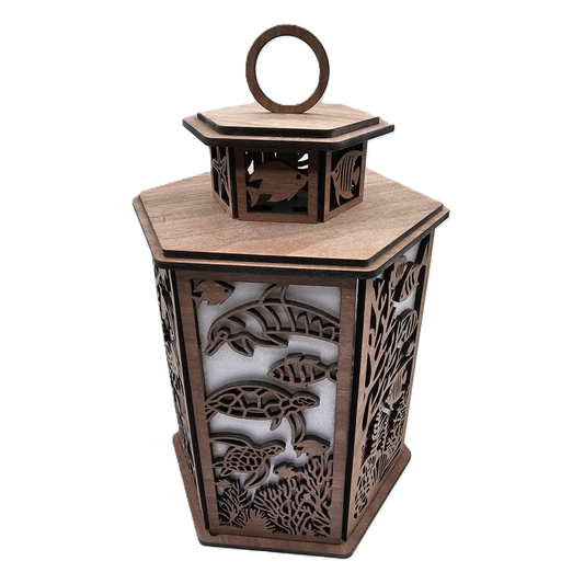 3D Tropical Tealight Lanterns