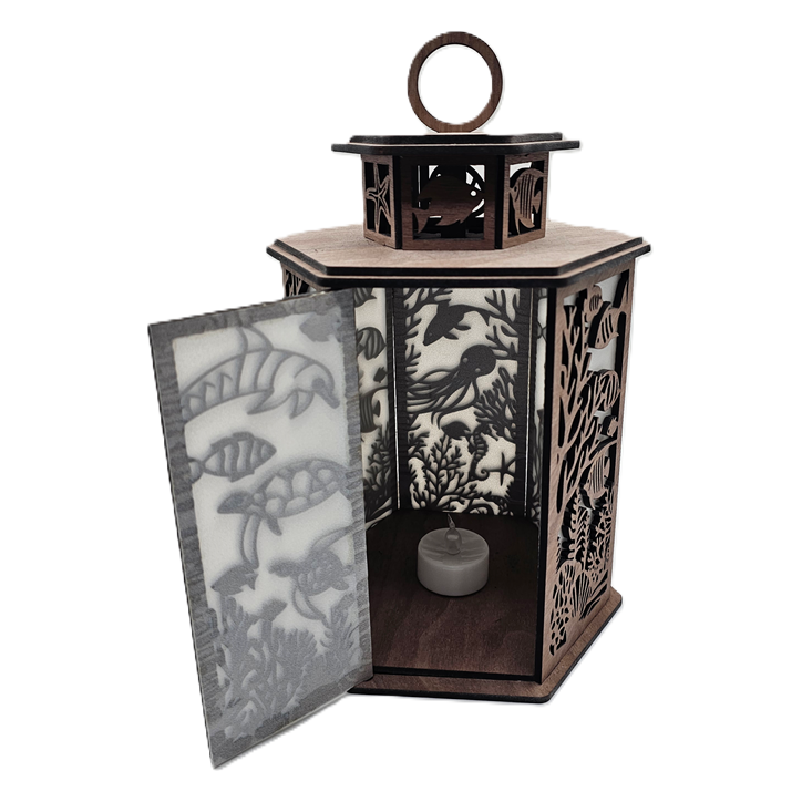 3D Tropical Tealight Lanterns